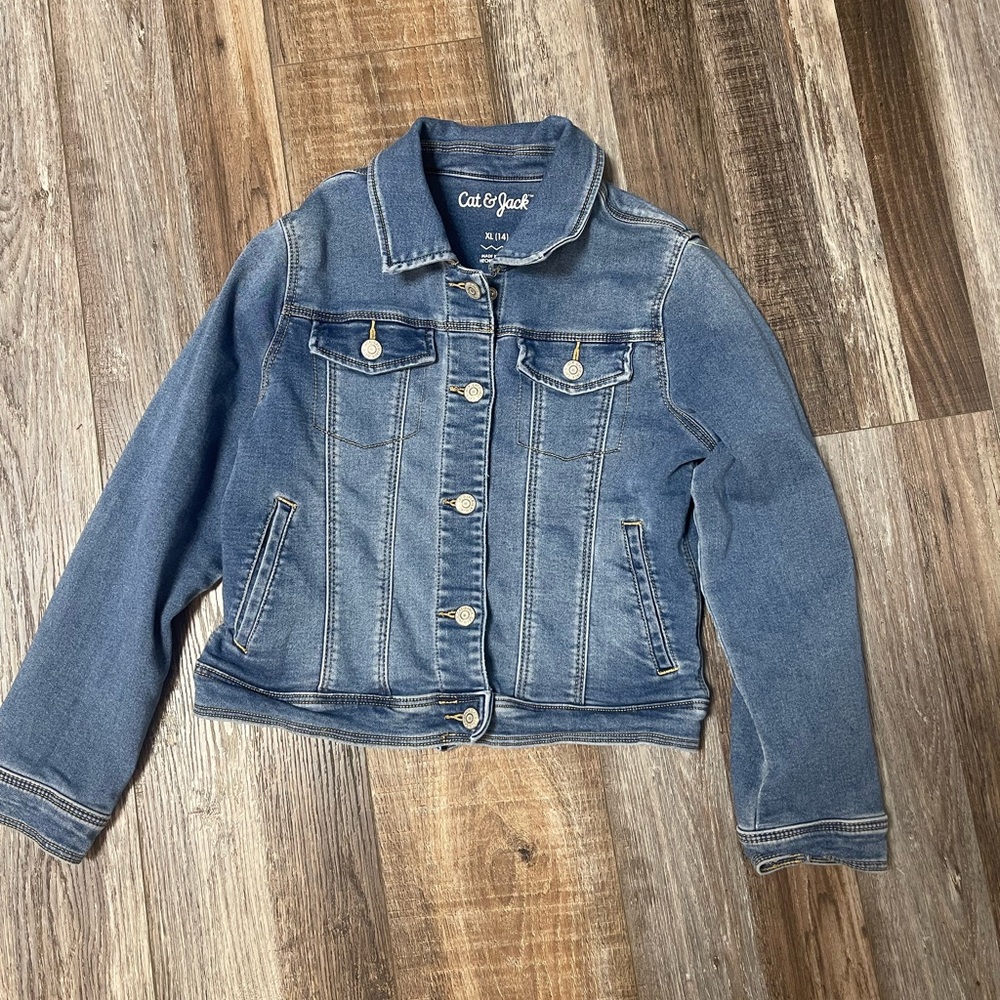 Cat & Jack Classic Blue Jean Jacket for Kids